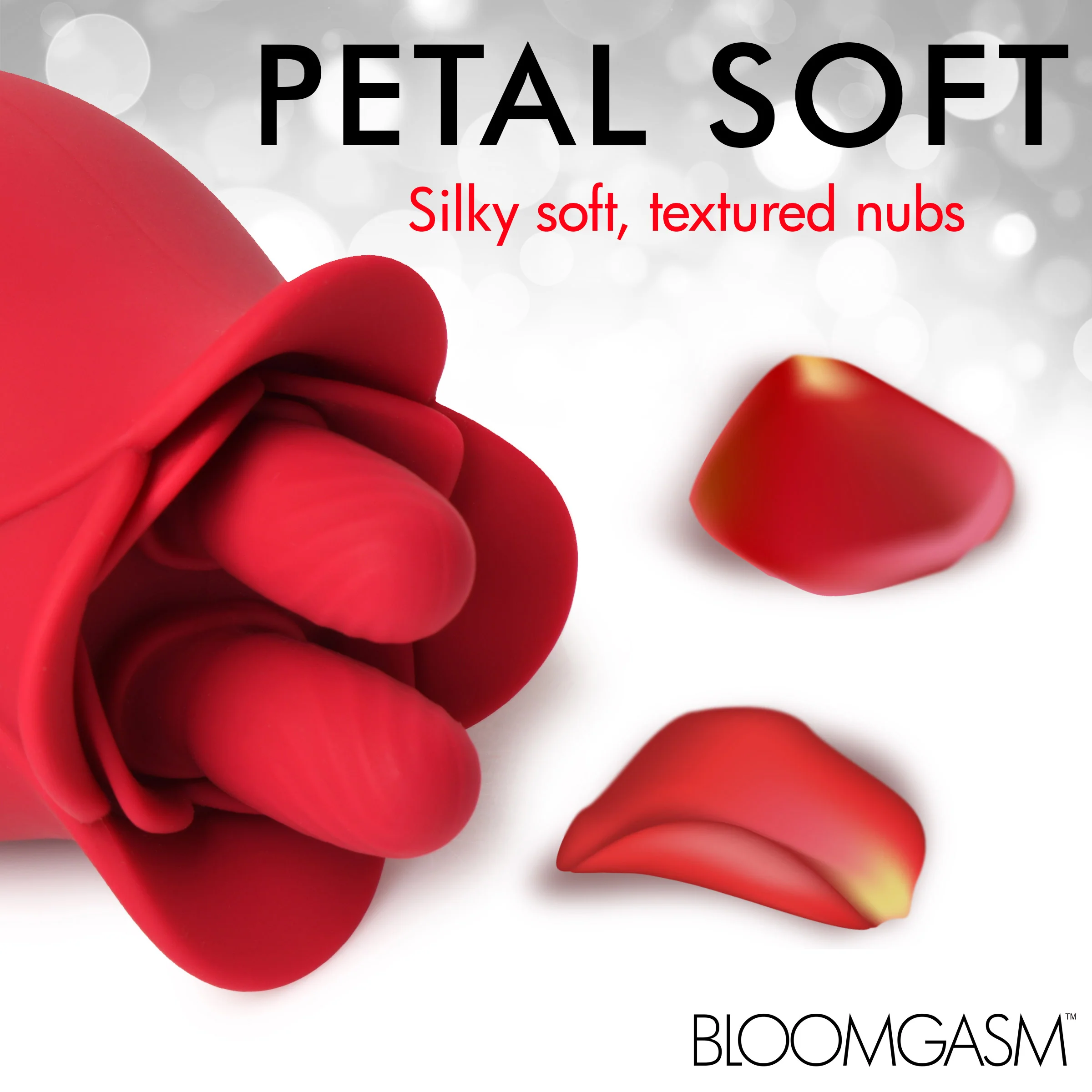The Rose Fondle 10X Massaging Rose Silicone Clit Stimulators - Image 8