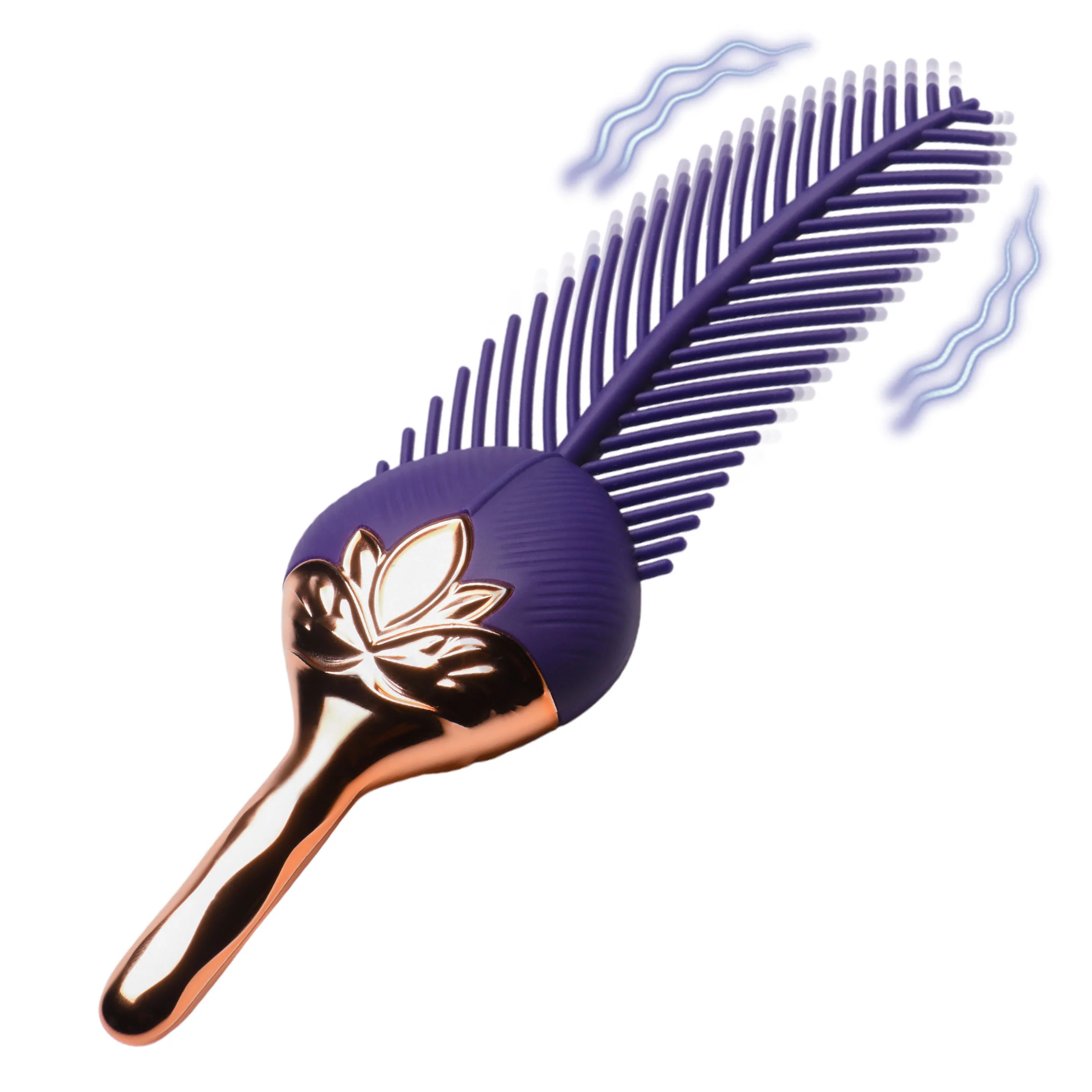 The Tickler Vibrating Silicone Feather Tickler - Image 2