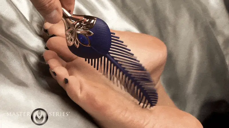 The Tickler Vibrating Silicone Feather Tickler - Image 3