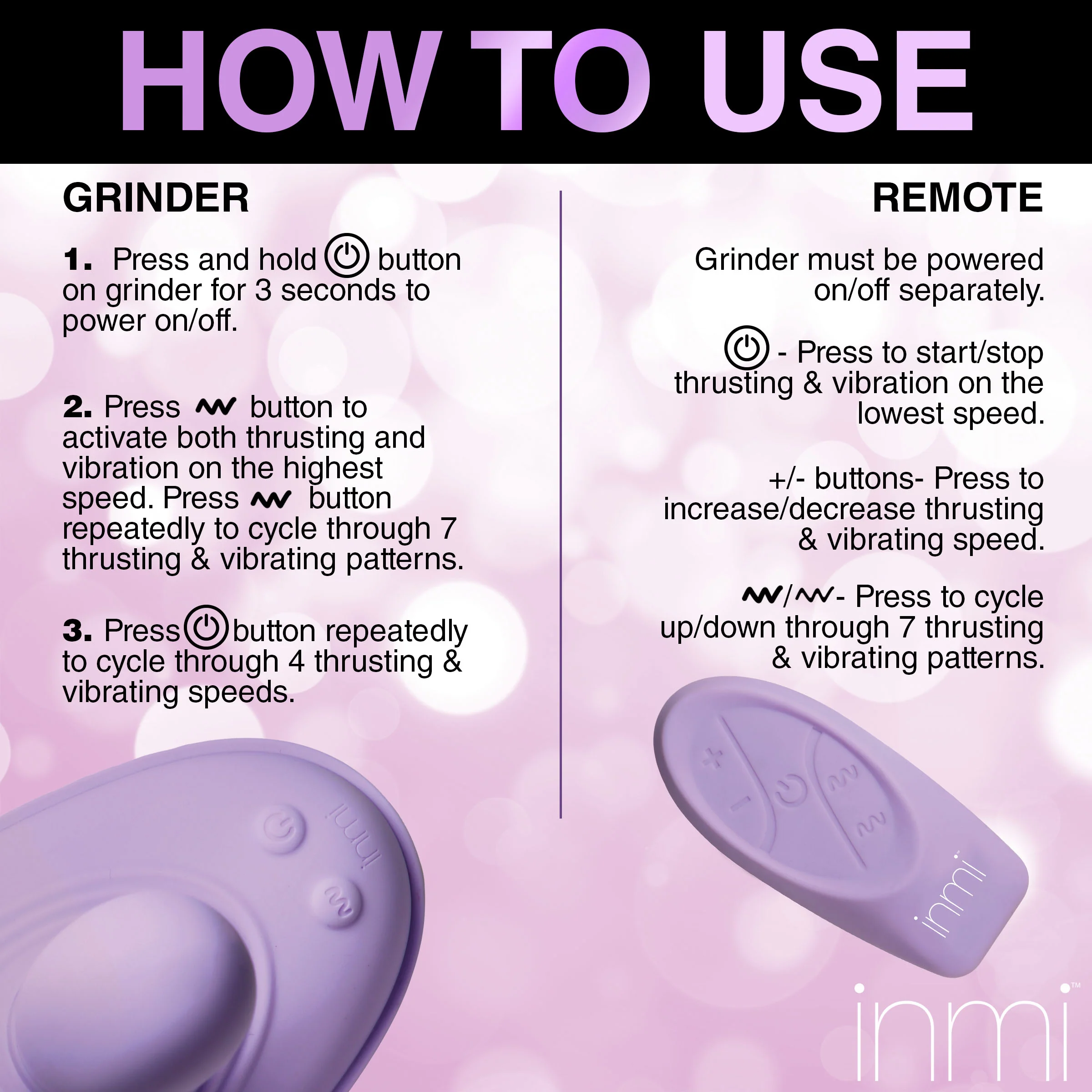 Thrust n' Grind Thrusting and Vibrating Silicone Sex Grinder - Image 10