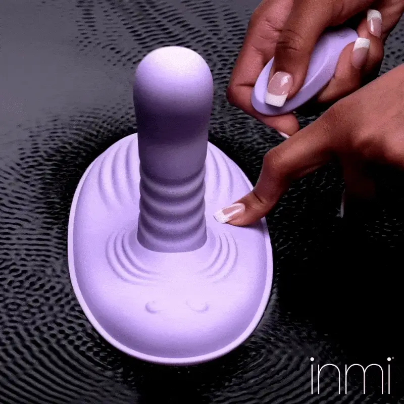 Thrust n' Grind Thrusting and Vibrating Silicone Sex Grinder - Image 2