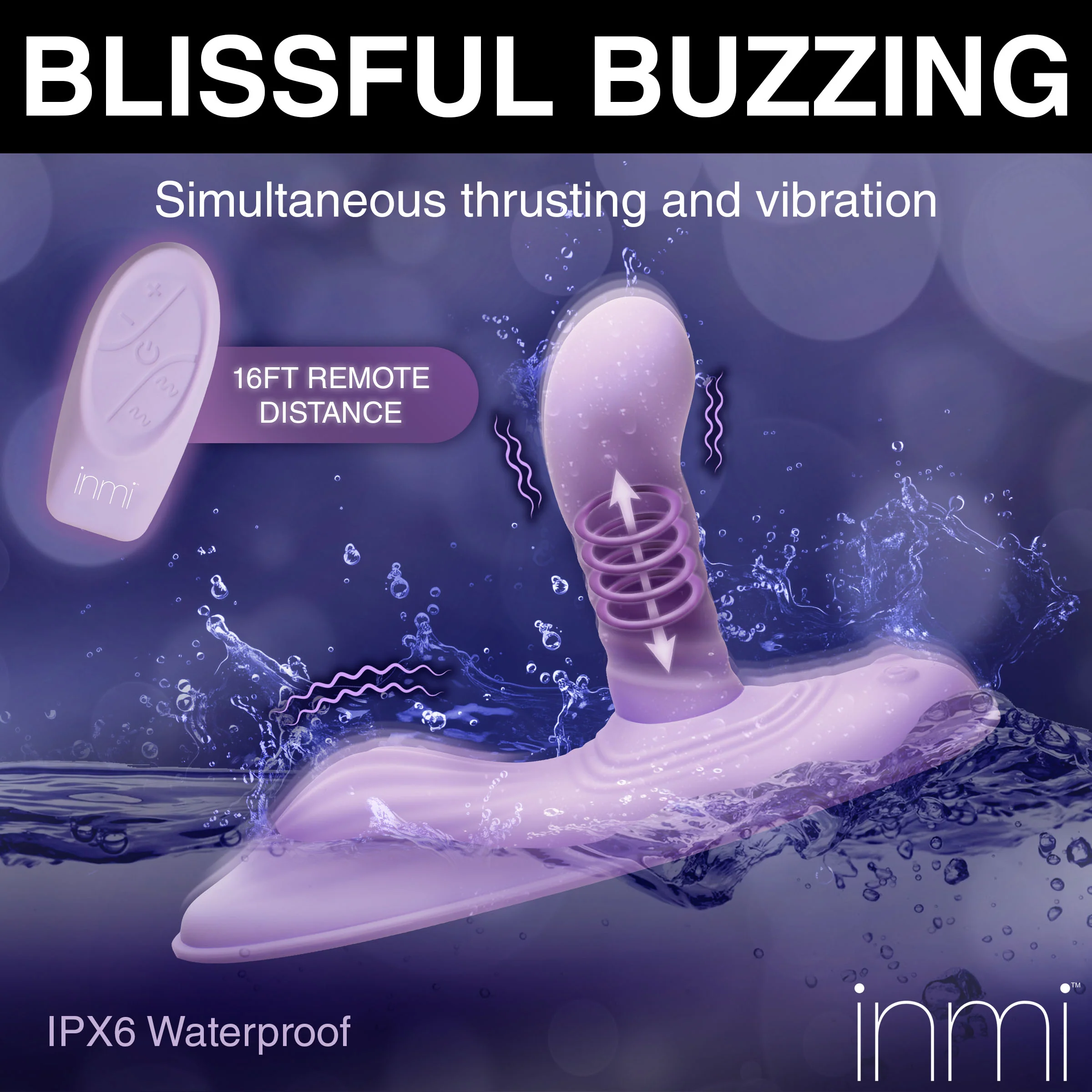 Thrust n' Grind Thrusting and Vibrating Silicone Sex Grinder - Image 6