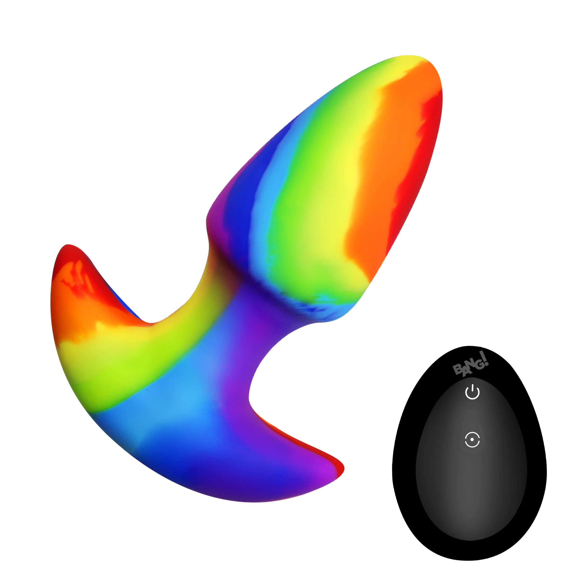 Thrusting and Vibrating Silicone Butt Plug - Image 6