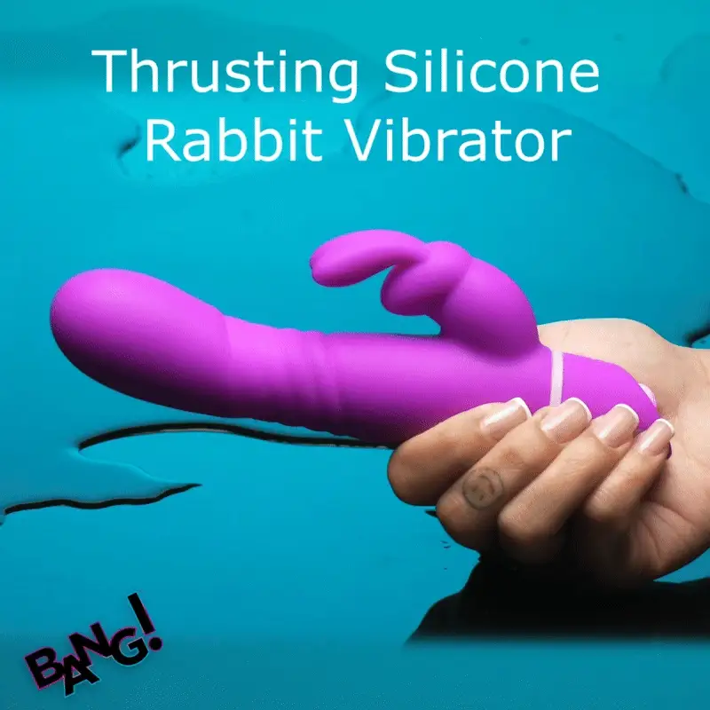 Thrusting Silicone Rabbit Vibrator - Image 2