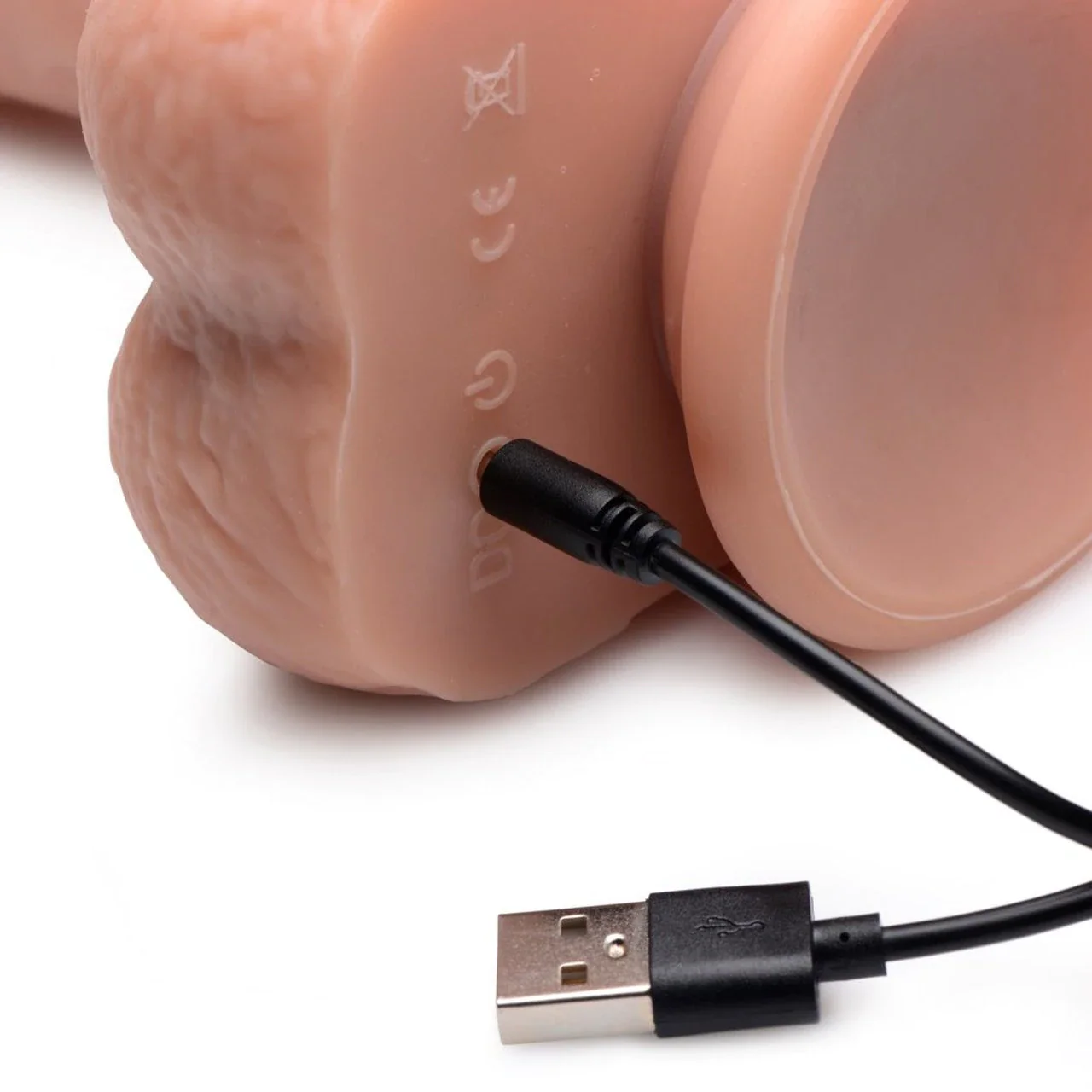 Thrusting & Vibrating Remote Control Silicone Dildo - Image 6
