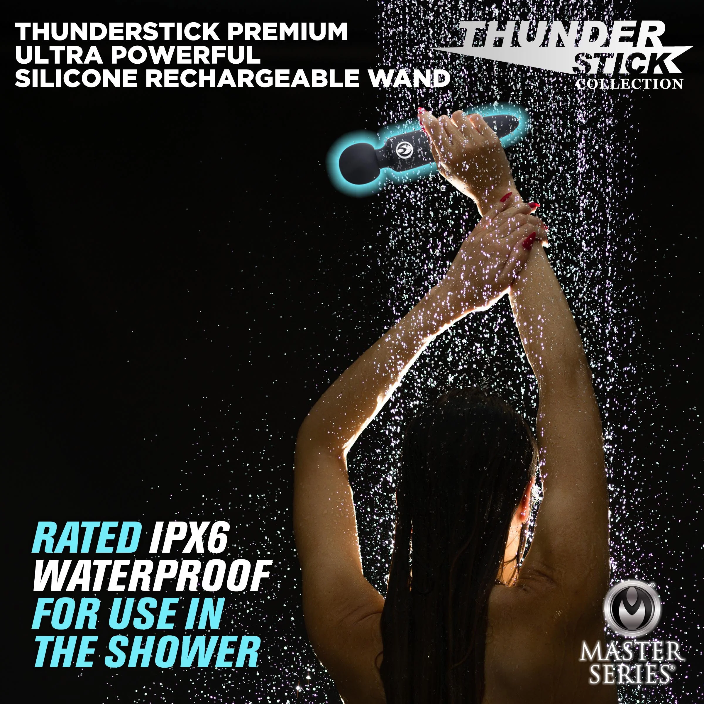 Thunderstick Premium Ultra Powerful Silicone Rechargeable Wand - Image 5
