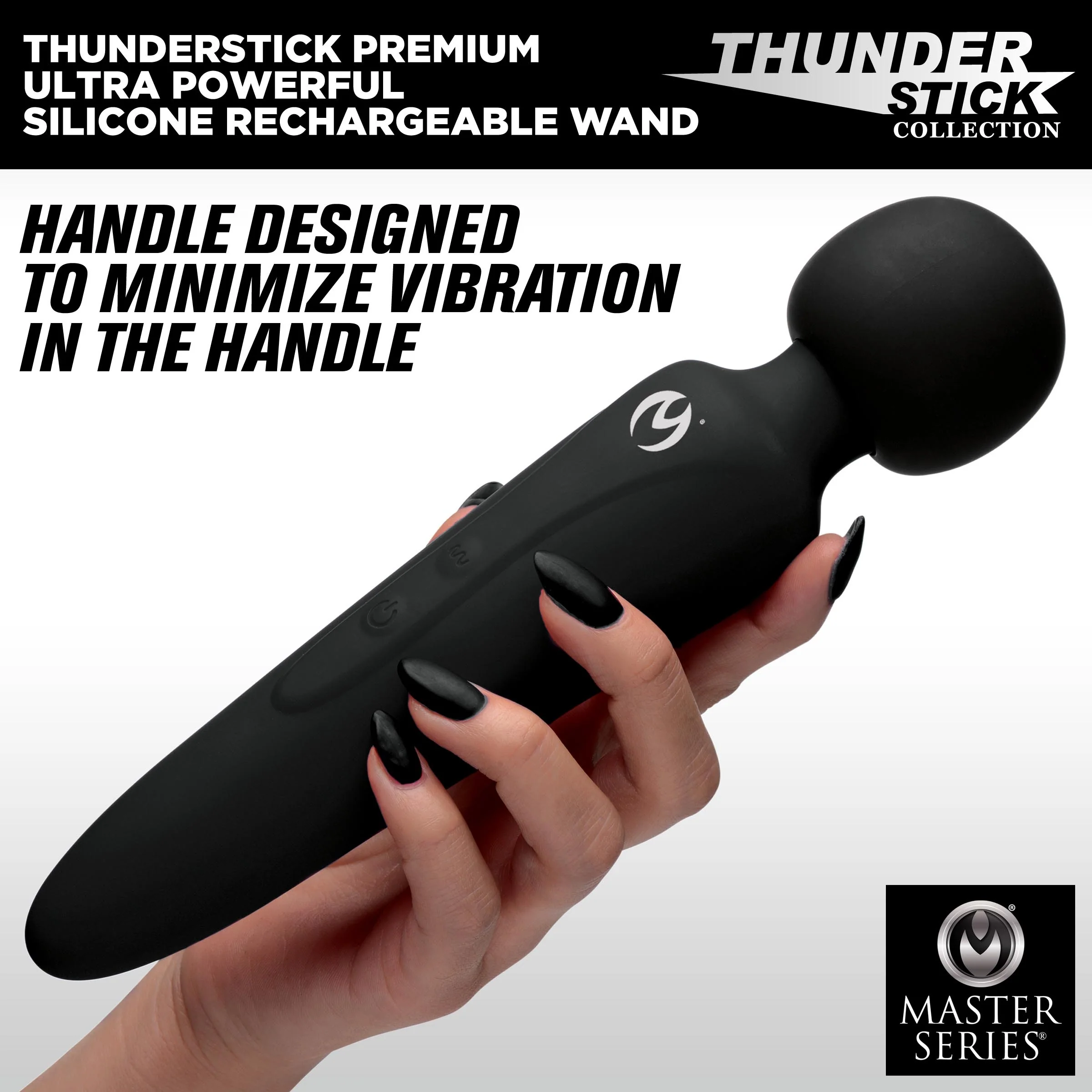 Thunderstick Premium Ultra Powerful Silicone Rechargeable Wand - Image 7