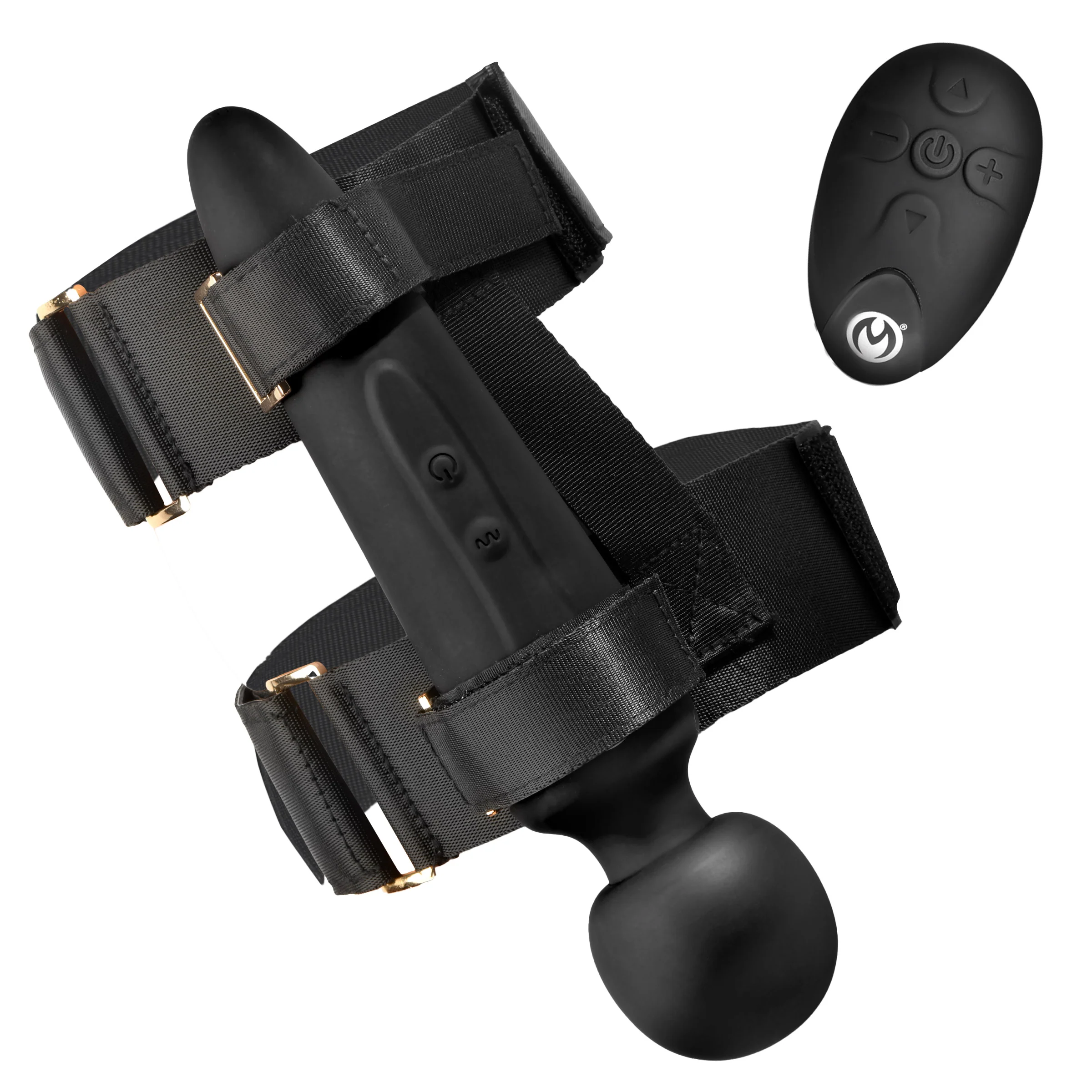 Thunderstick Thigh Strap Vibrating Wand with Harness - Image 6