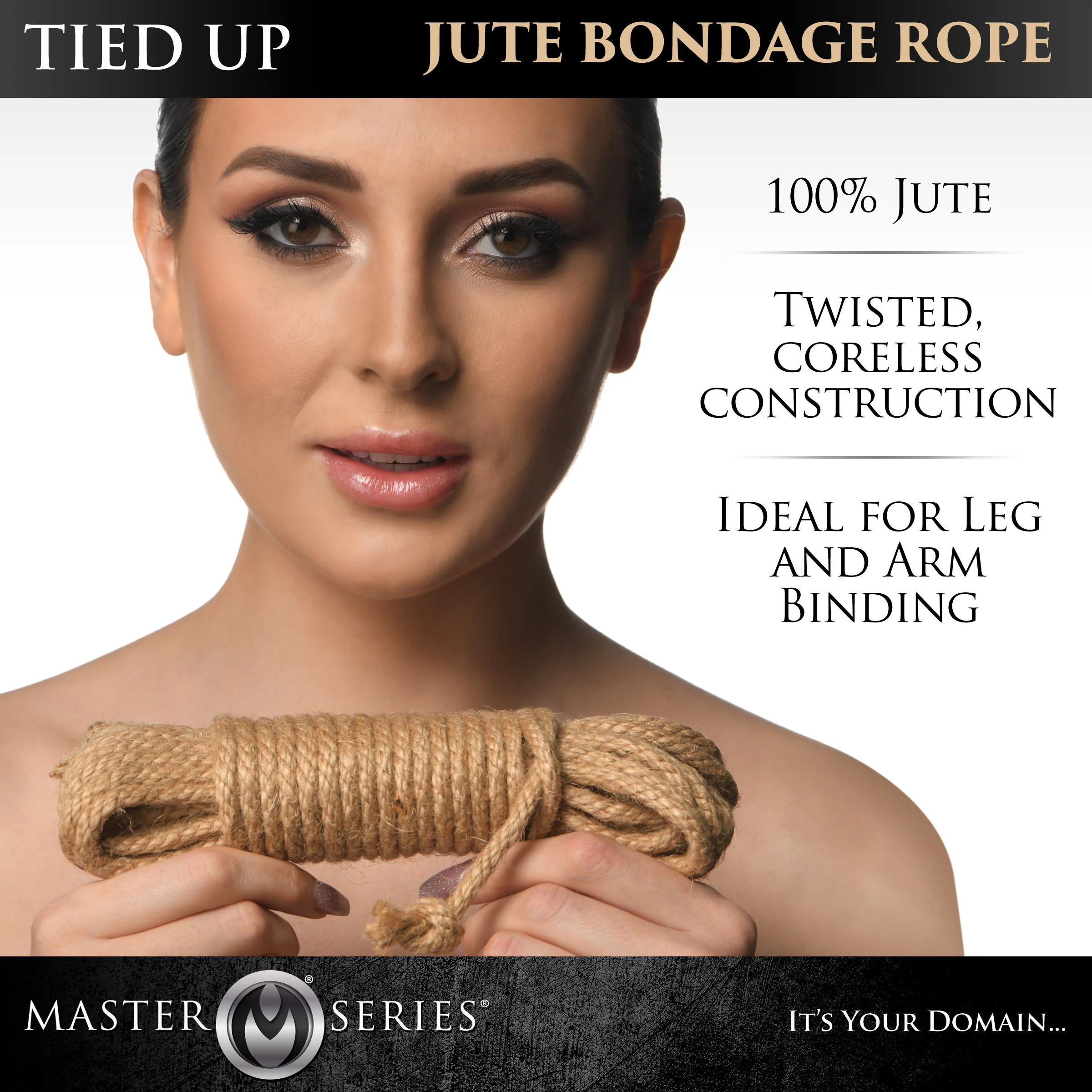 Tied Up Jute Bondage Rope - Image 2