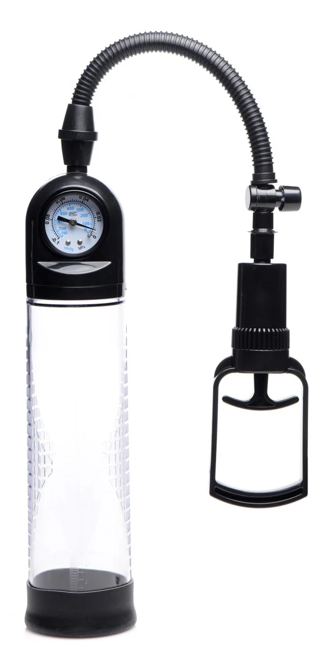 Trigger Penis Pump with Built-in Pressure Gauge - Image 3