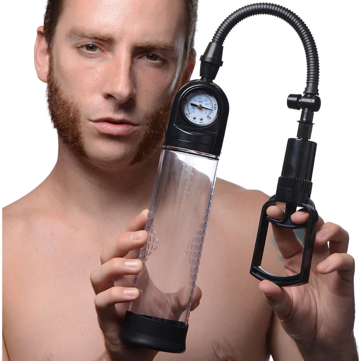 Trigger Penis Pump with Built-in Pressure Gauge - Image 5