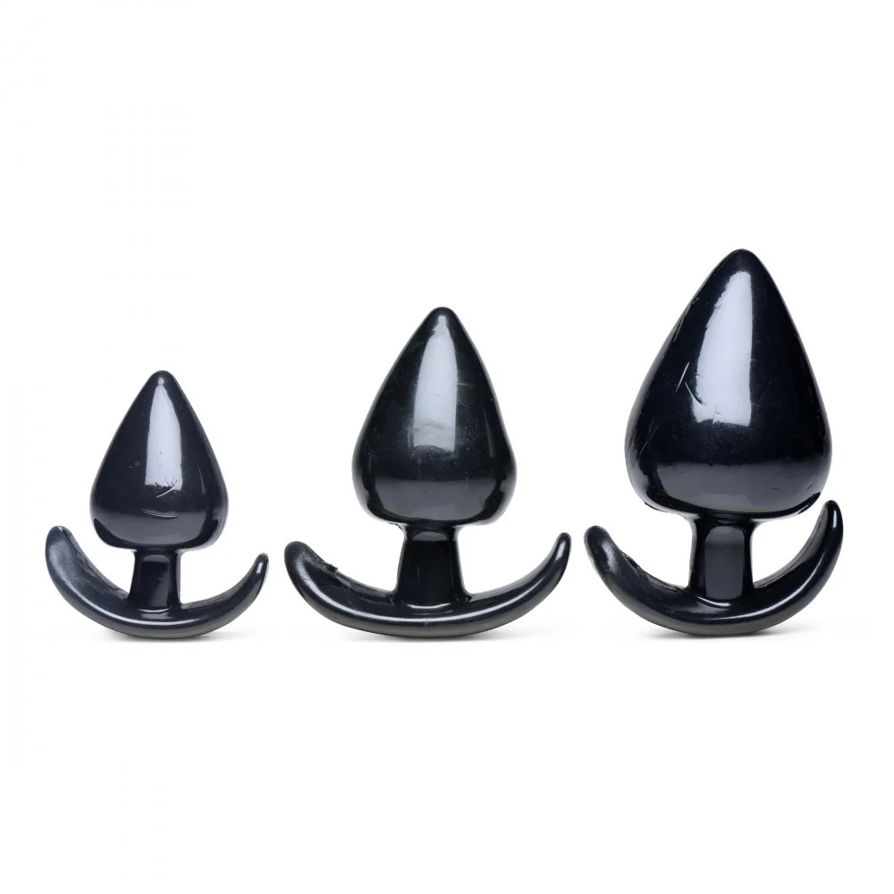 Triple Spades 3 Piece Anal Plug Set - Image 2