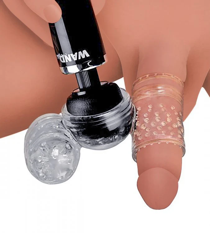 Twin Turbo Strokers 2 in 1 Wand Attachment for Men - Image 5