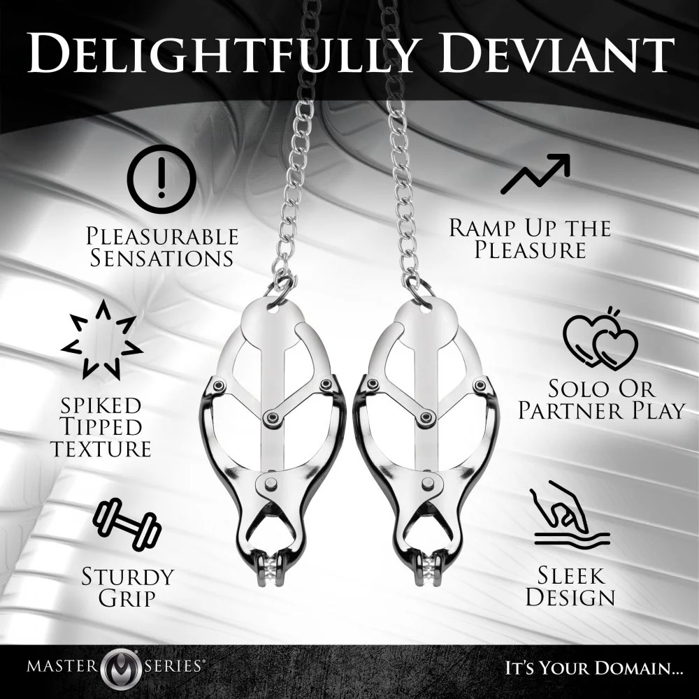 Tyrant Spiked Clover Nipple Clamps - Image 2