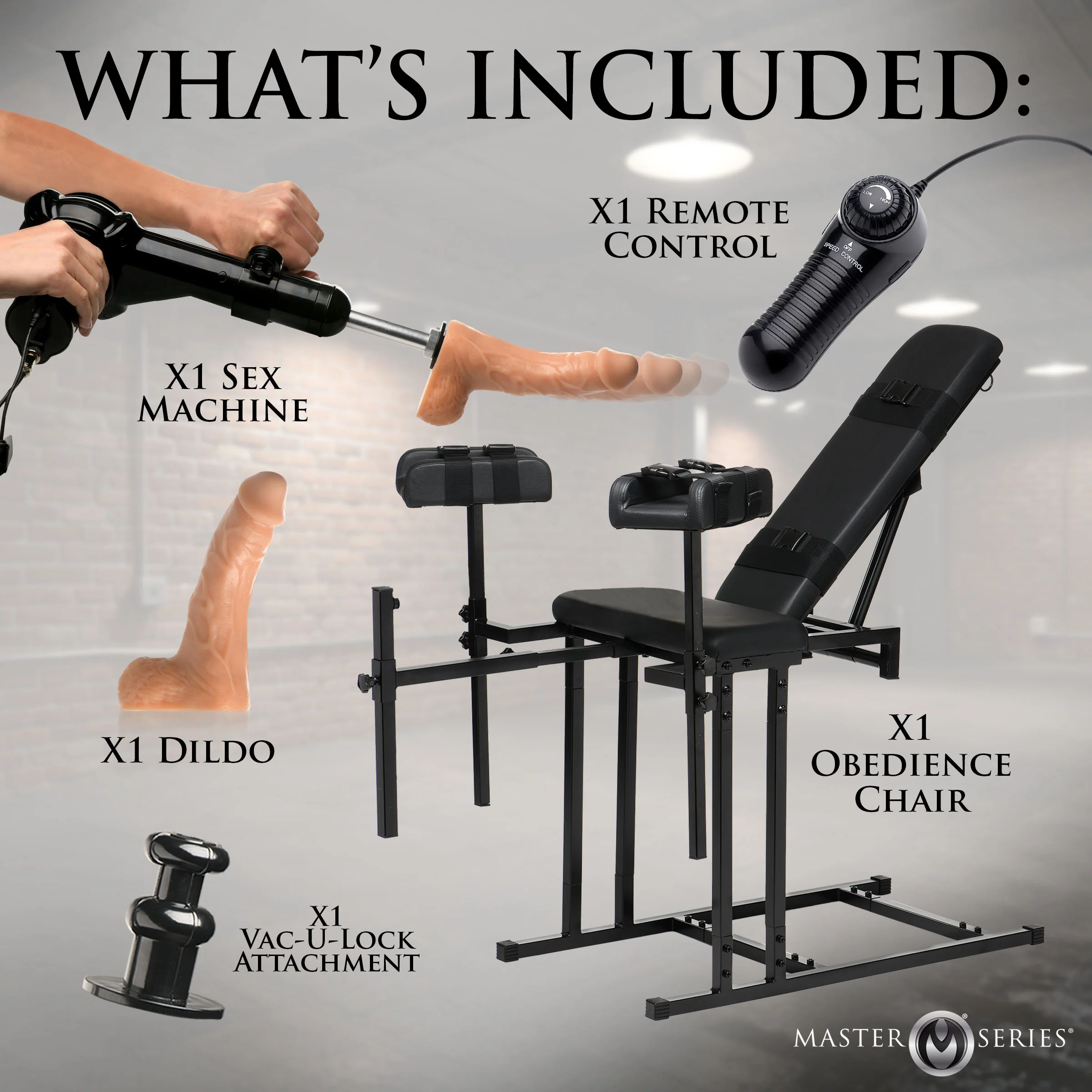 Ultimate Obedience Chair with Sex Machine - Image 7