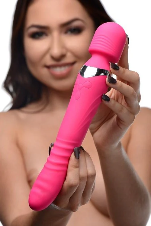 Ultra Thrusting and Vibrating Silicone Wand - Image 3