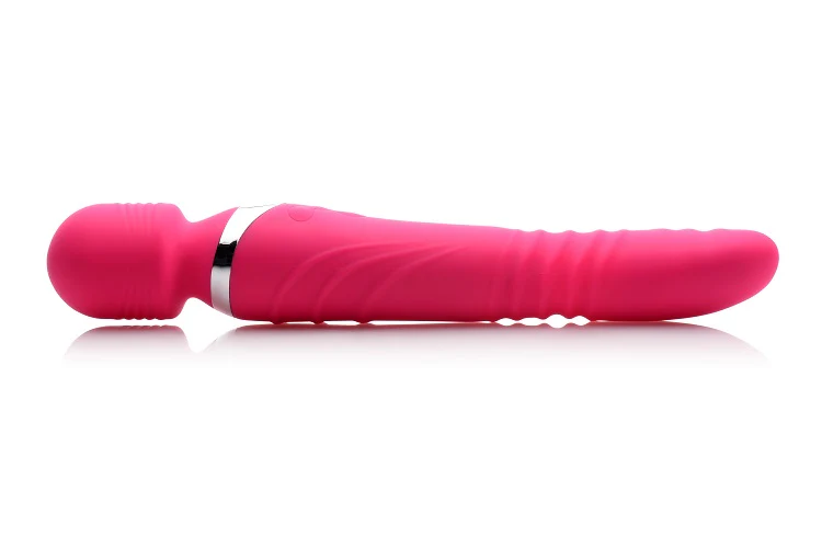 Ultra Thrusting and Vibrating Silicone Wand - Image 4