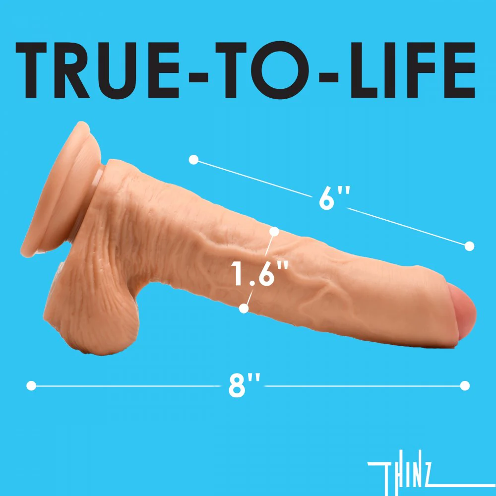 Uncut Dildo with Balls - Image 4