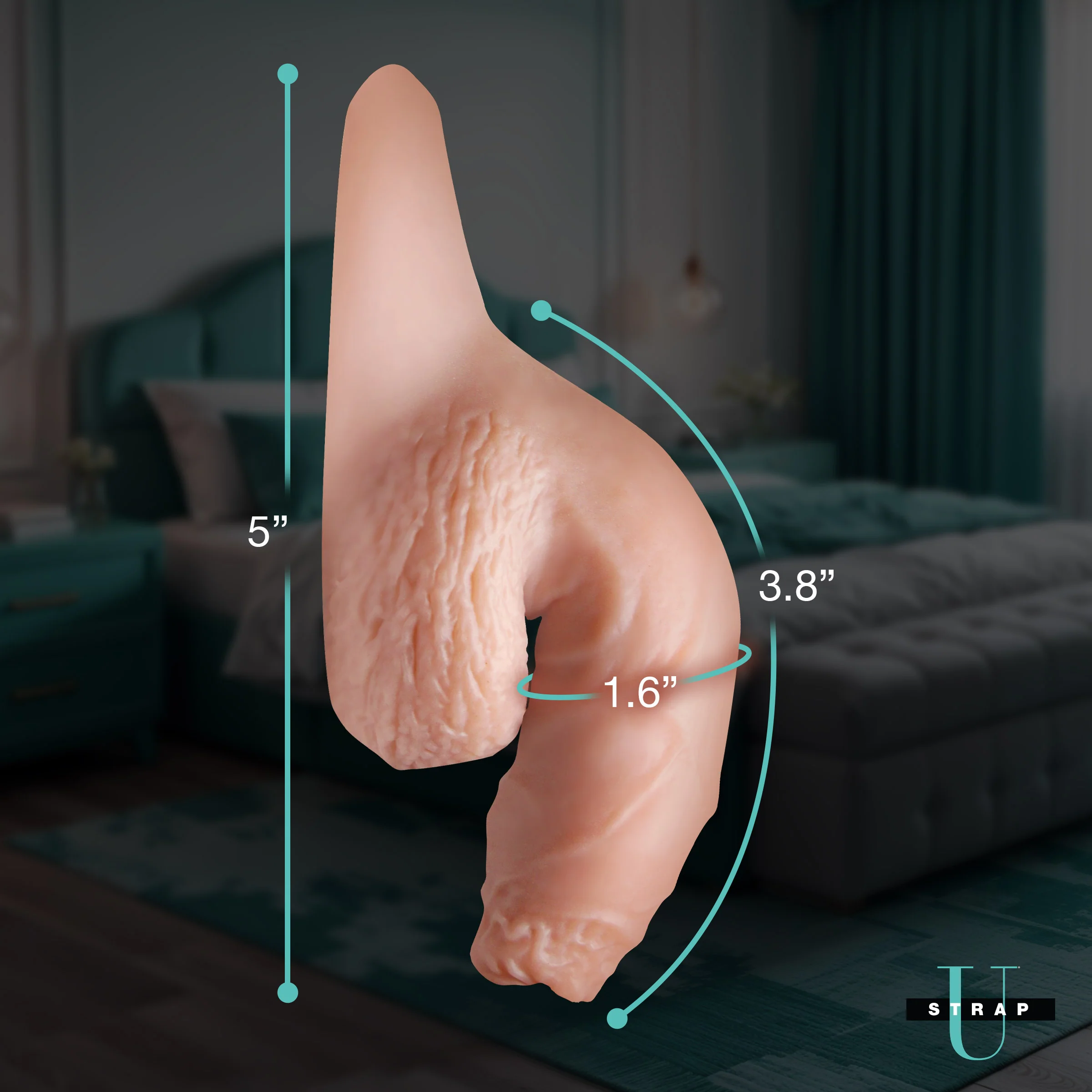Uncut Silicone Packer Dildo - Image 5