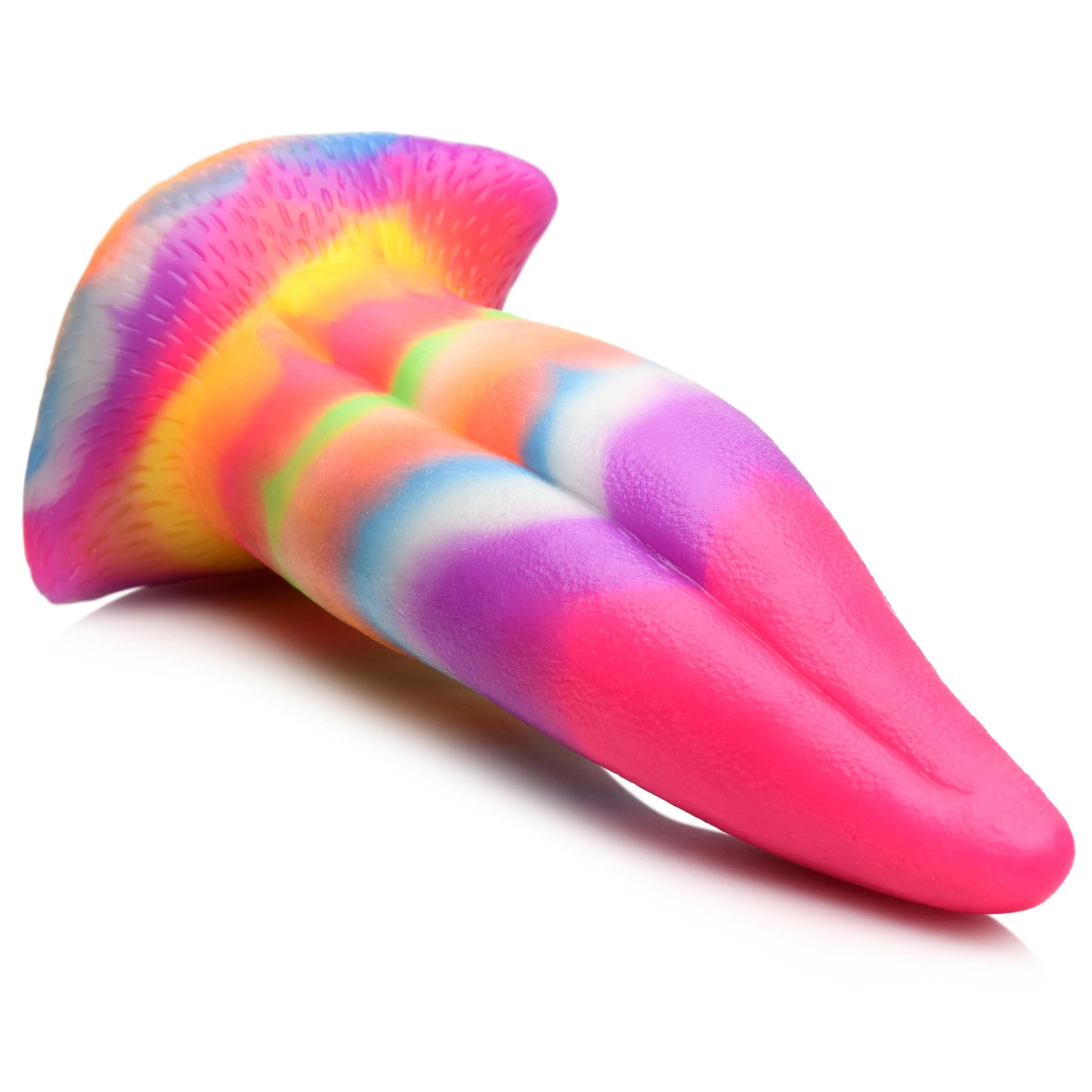 Unicorn Kiss Unicorn Tongue Glow-in-the-Dark Silicone Dildo - Image 6