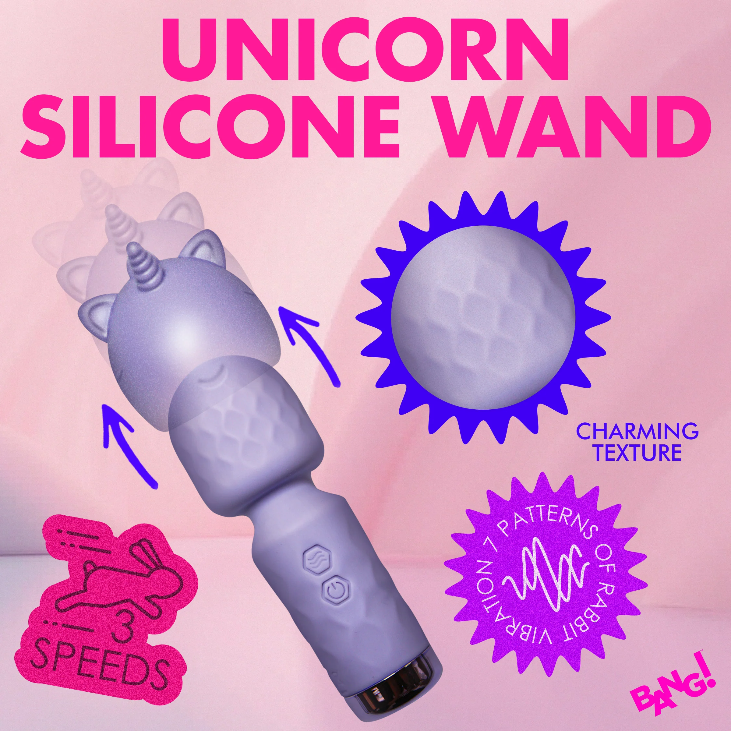 Unicorn Silicone Wand - Image 3