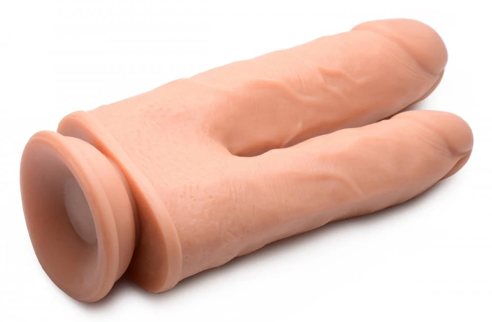 Vibrating and Rotating Remote Control Silicone Double Dildo - Image 3