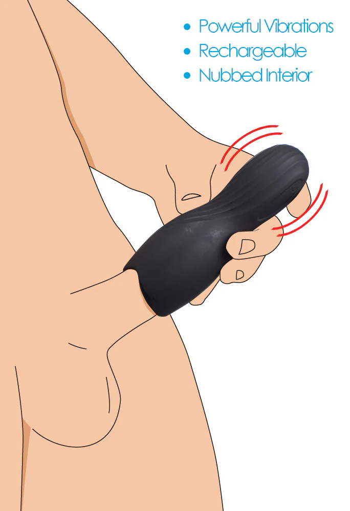 Vibrating Rechargeable Penis Pleaser - Image 4
