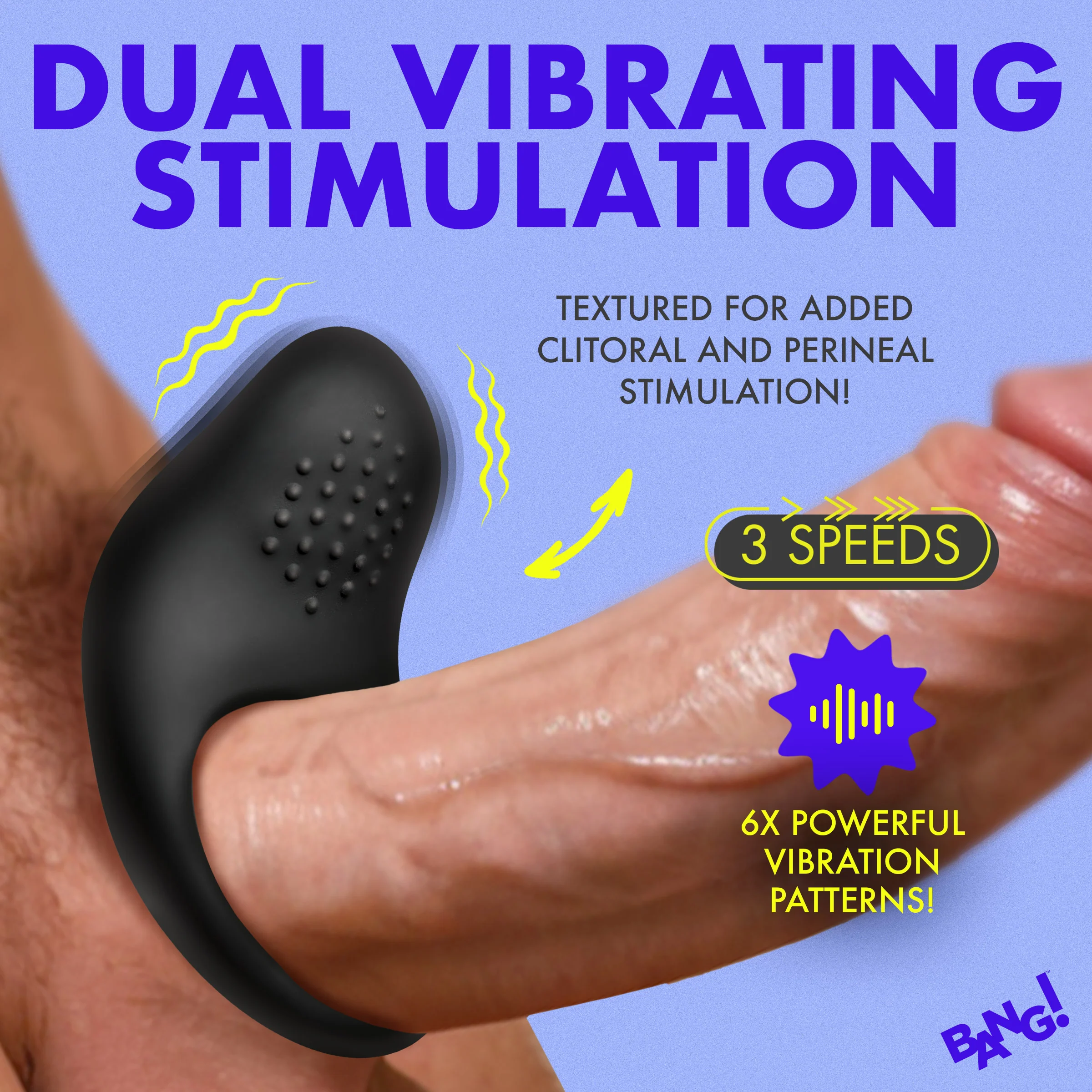 Vibrating Silicone Cock Ring - Image 2