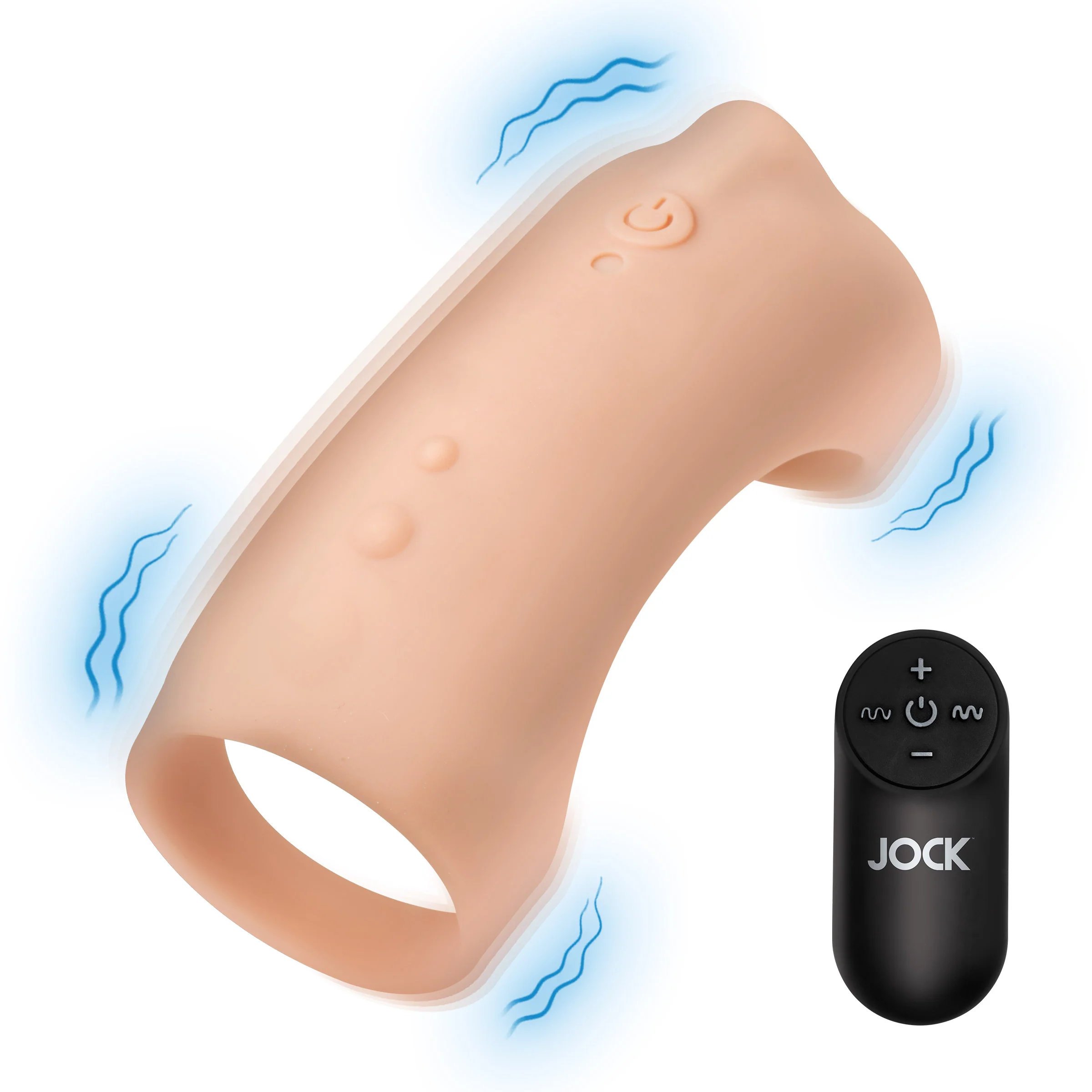 Vibrating Silicone Penis Sleeve - Image 5