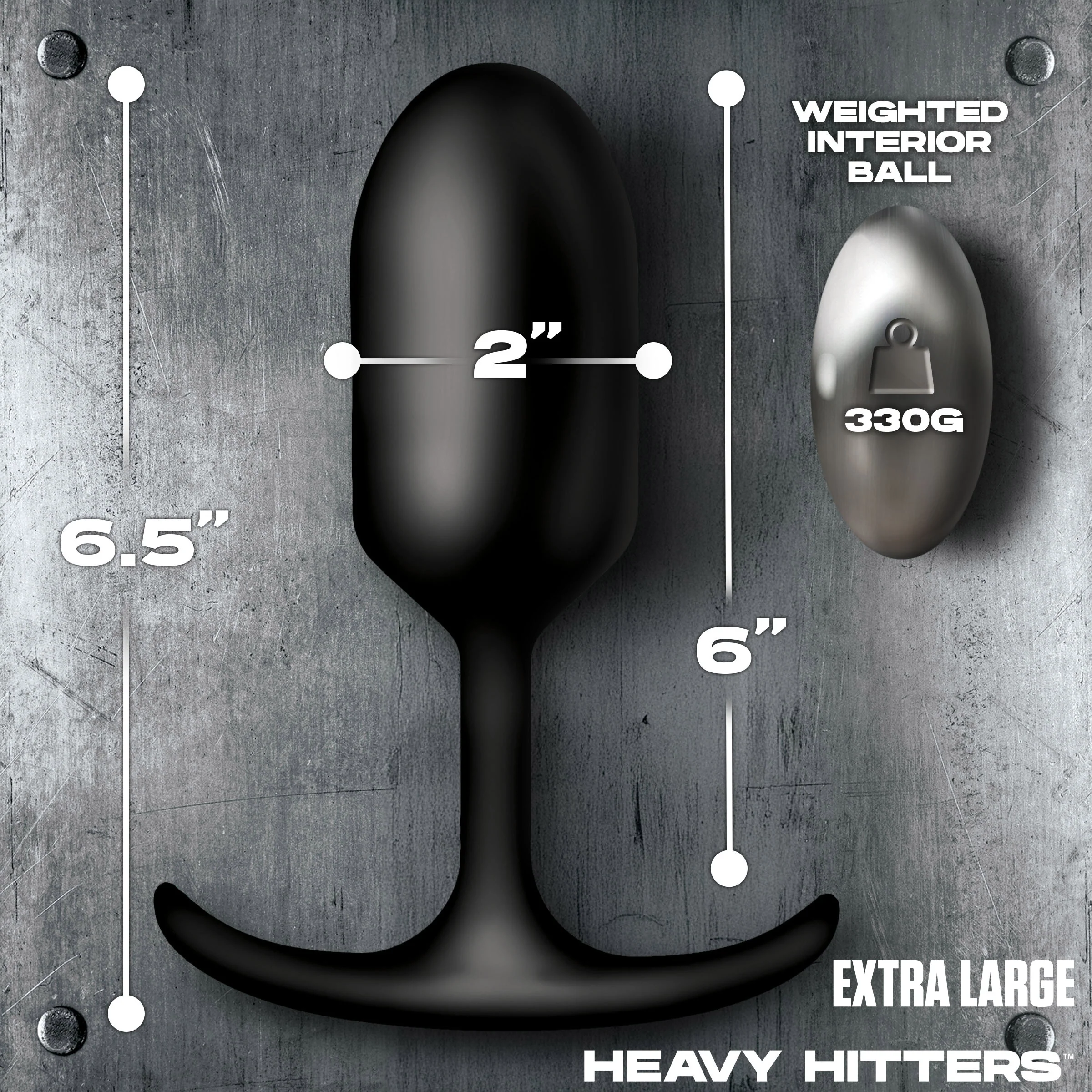 Vibrating Weighted Silicone Anal Plug - Image 5