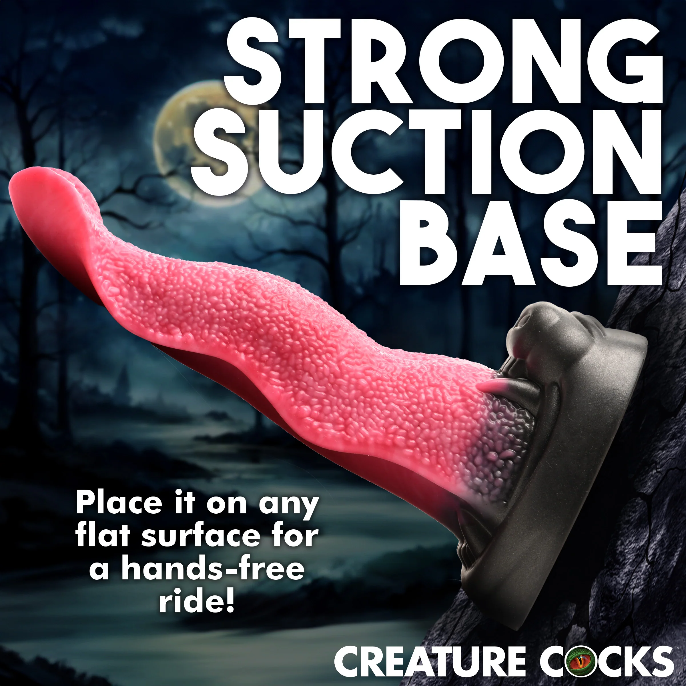 Wolf's Lick Silicone Dildo - Image 4