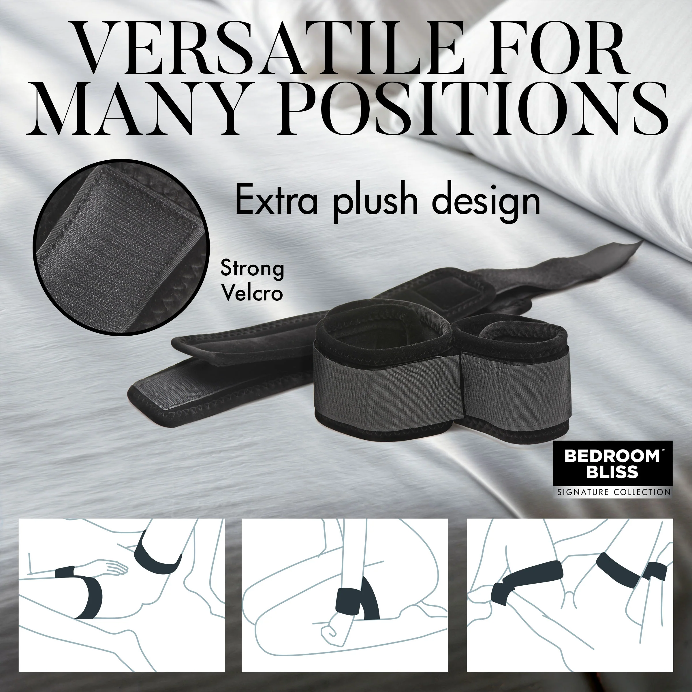 Velvet Plush Wrist to Ankle Cuffs - Image 4