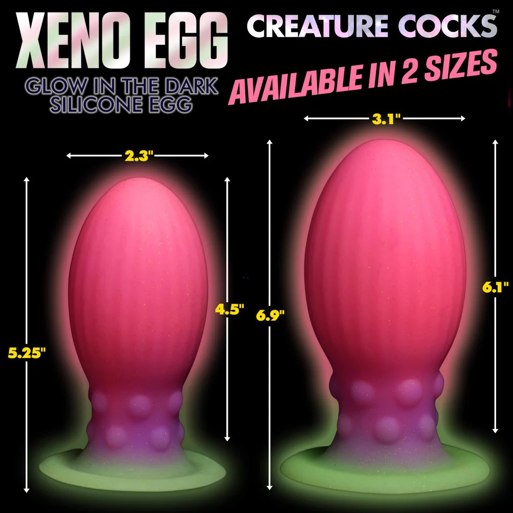 Xeno Egg Glow in the Dark Silicone Egg - Image 4