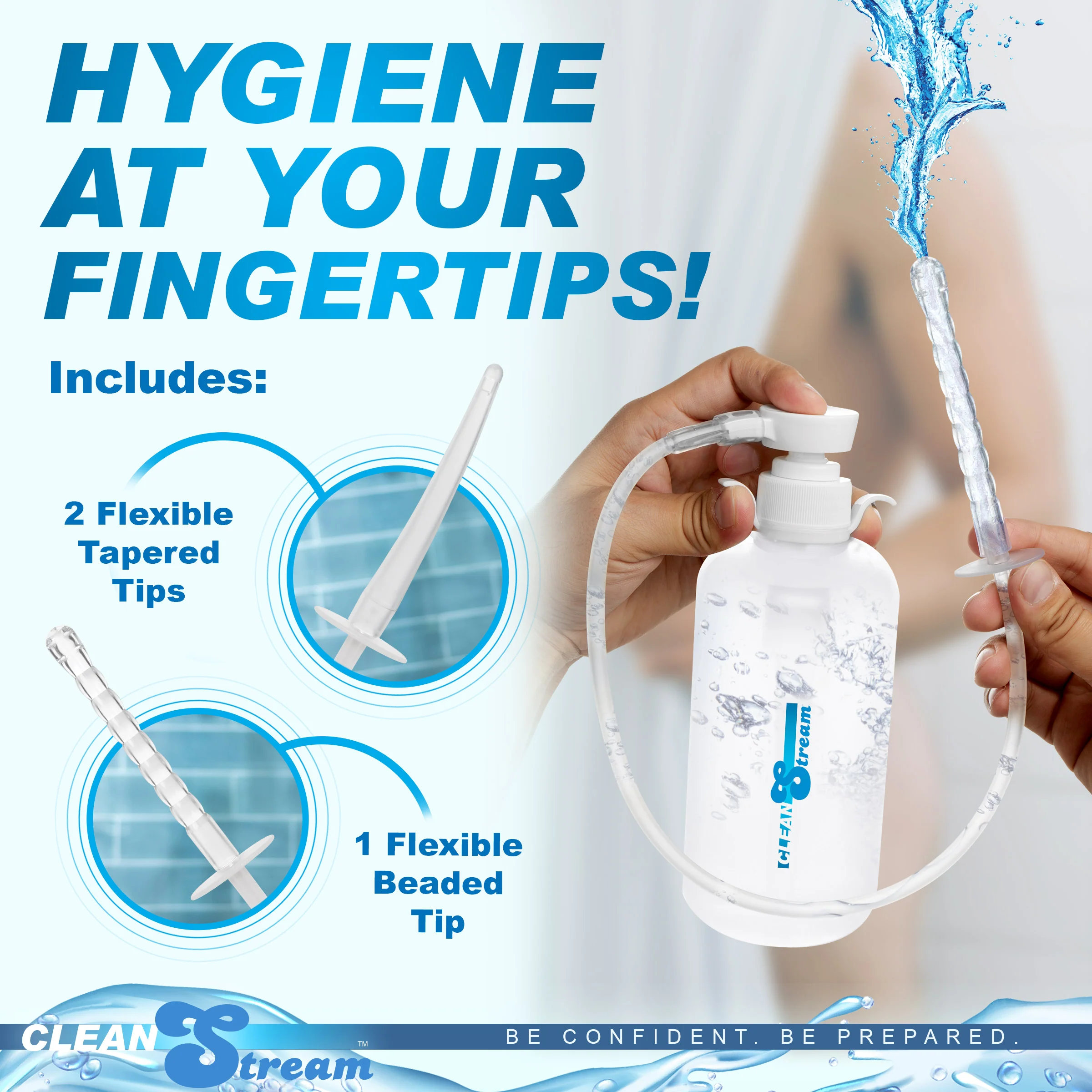 XL Enema Bottle with 3 Attachments - Image 2