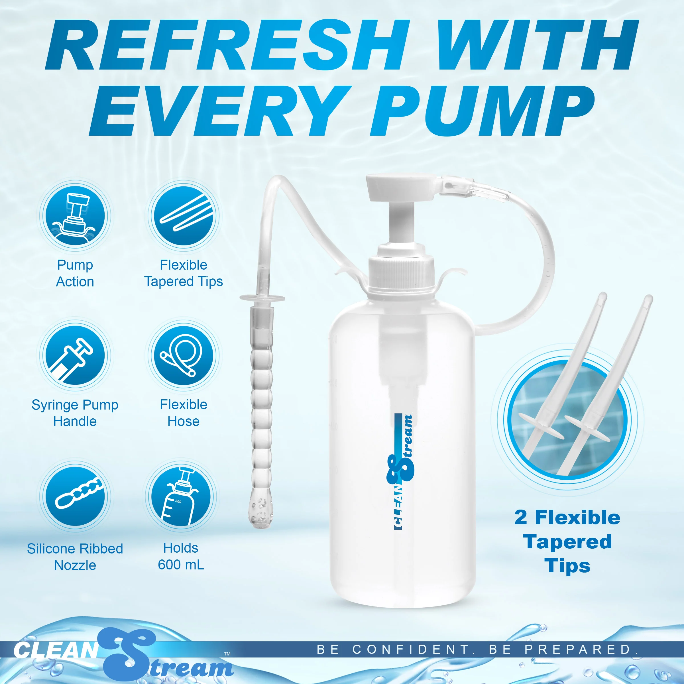 XL Enema Bottle with 3 Attachments - Image 4