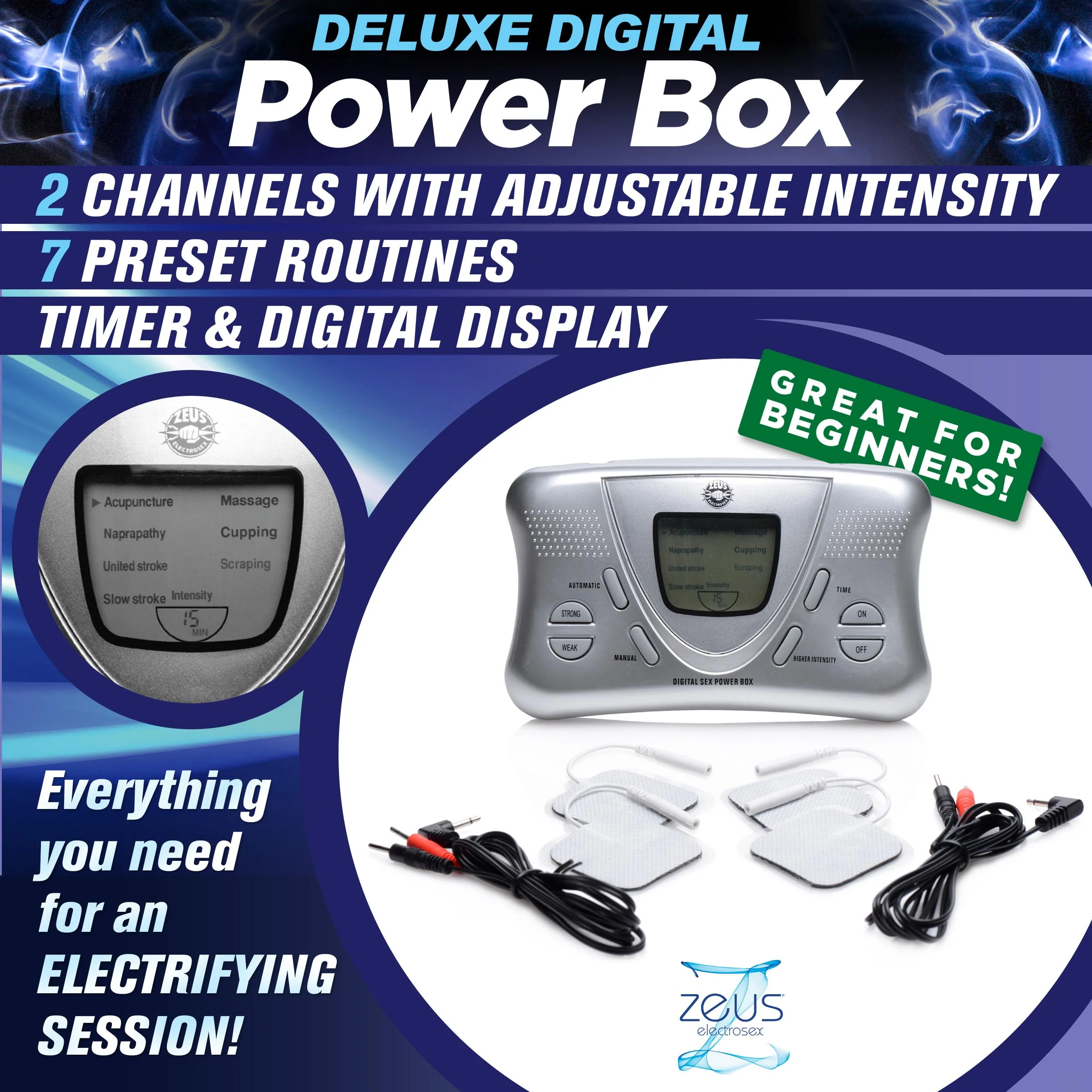 Zeus Digital Deluxe Electrosex Unit - Image 2